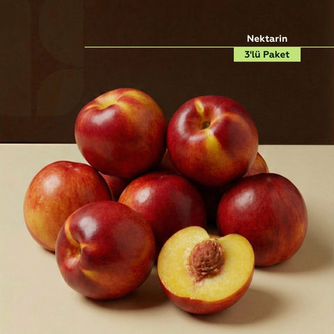 Nektarin 500 Gr 3'Lü Paket
