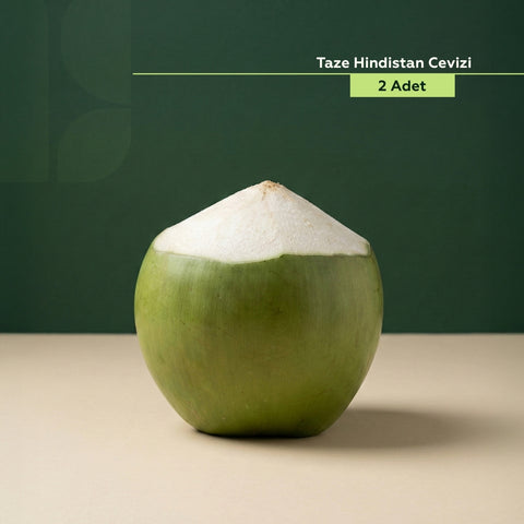 Taze Hindistan Cevizi 2 Adet