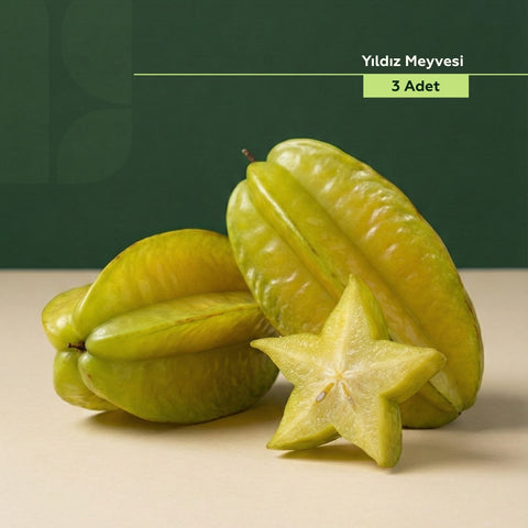 Yıldız Meyvesi 3 Adet