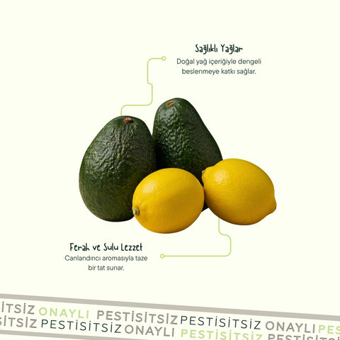 Avokado 10 Adet+1 Kg Limon