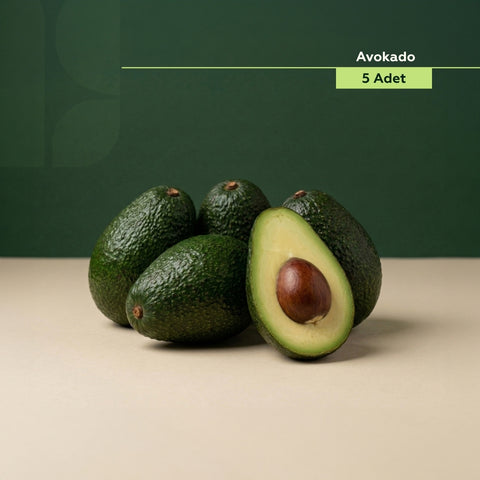 Avokado 5 Adet (100-140 Gr Üstü)