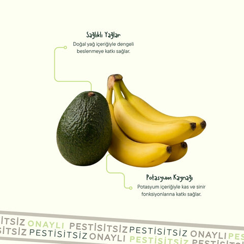 Avokado 10 Adet+1 Kg Muz