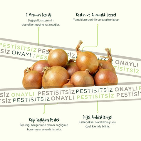 Kuru Soğan 500 Gram 8'Li Paket